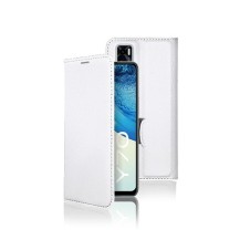 Étui portefeuille blanc compatible avec Vivo Y70