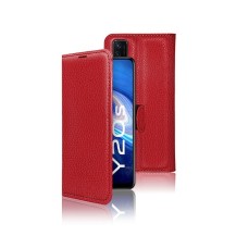 Étui Portefeuille Rouge pour Vivo Y11s/Y20s/Y20i