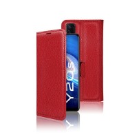 Étui Portefeuille Rouge pour Vivo Y11s/Y20s/Y20i