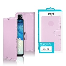 Étui Portefeuille Zanae pour Vivo Y70 en rose