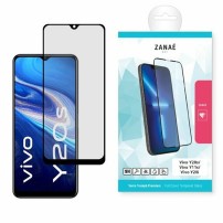 Verre trempé Full Cover noir pour Vivo Y11s/Y20s/Y20i