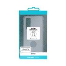 Coque Silicone transparente avec coins renforcés pour Vivo Y70