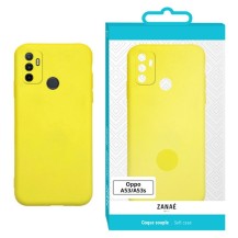 Coque Zanae Color Jaune pour Oppo A53 et A53s