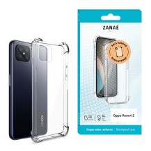 Coque silicone transparente avec coins renforcés pour Oppo Reno4 Z