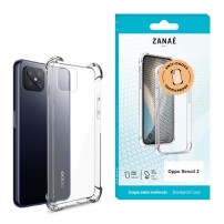 Coque silicone transparente avec coins renforcés pour Oppo Reno4 Z