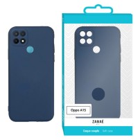 Coque Zanae Color marine pour Oppo A15 montrée sur un fond neutre.