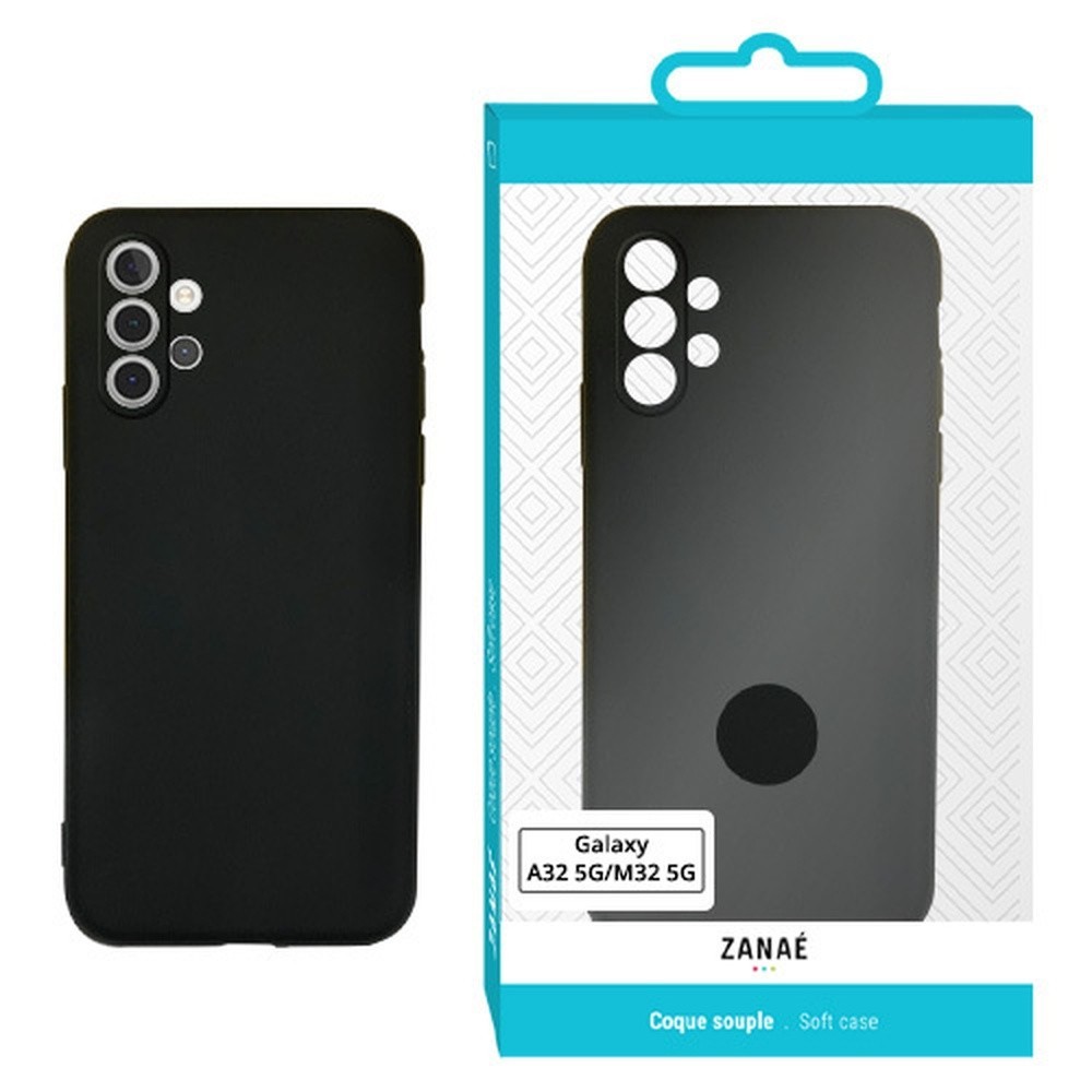 Coque Zanae Color pour Galaxy A32 et M32 5G en noir