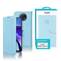 Etui Portefeuille Zanae Xiaomi Redmi Note 9T Bleu clair