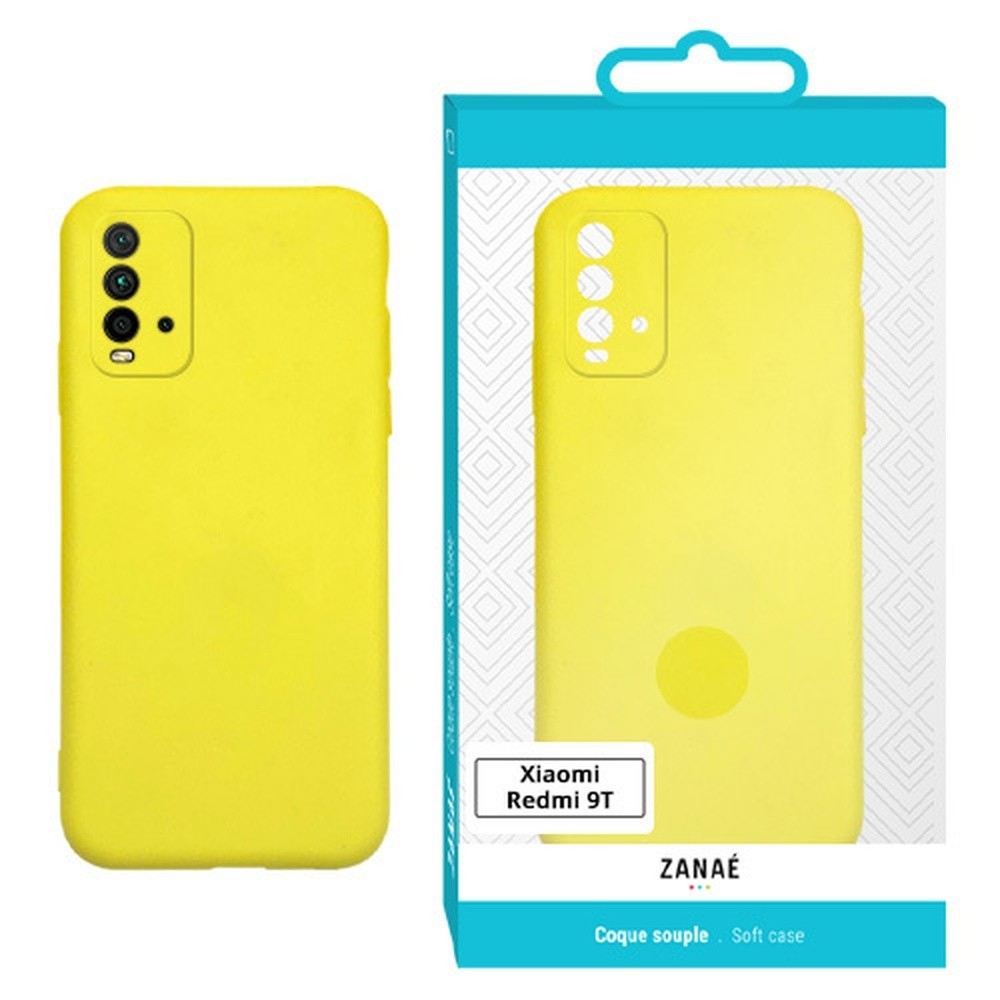 Coque Zanae Color Jaune pour Xiaomi Redmi 9T