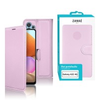 Etui Portefeuille Zanae Rose pour Galaxy A32 4G
