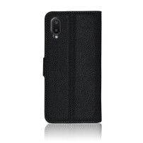 Etui Portefeuille Zanae noir pour Samsung Galaxy A02