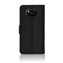 Etui Portefeuille Zanae noir sur Xiaomi Poco X3