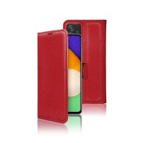 Étui Portefeuille Rouge pour Galaxy A52 et A52s 5G
