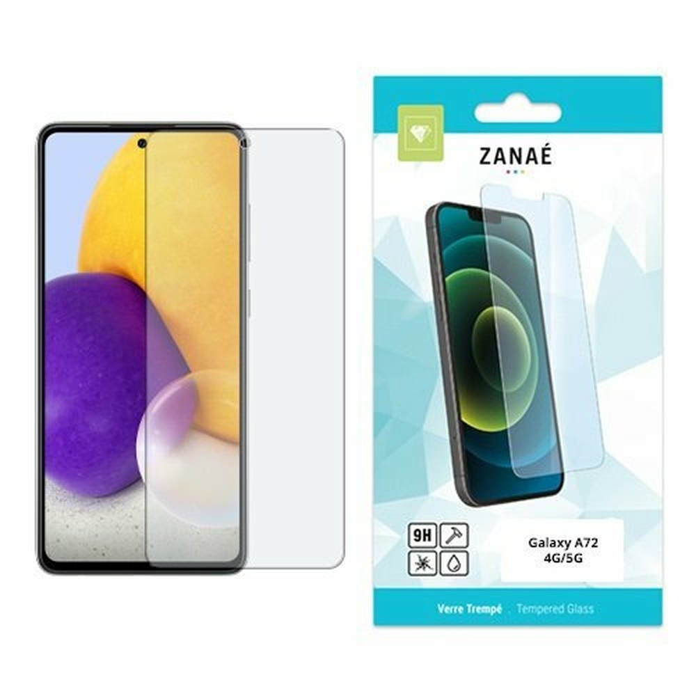 Verre trempé transparent pour Samsung Galaxy A72