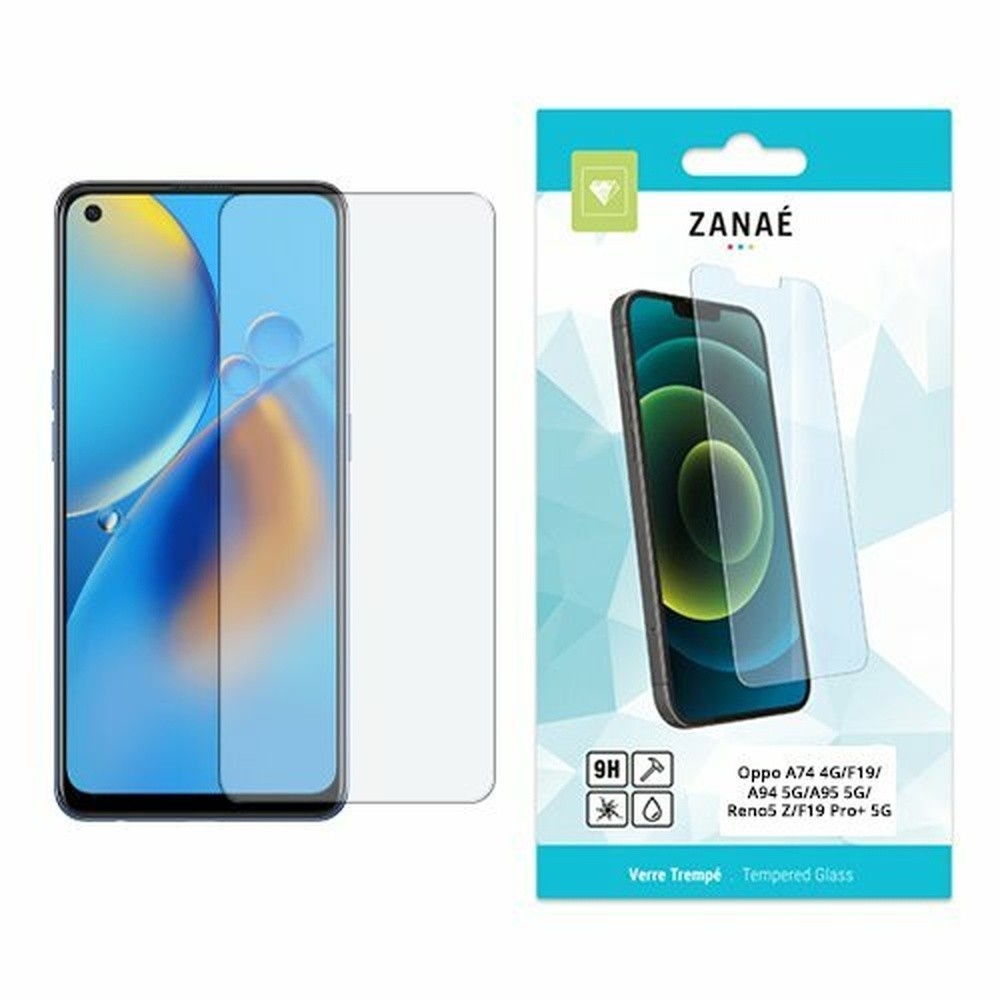 Verre trempé transparent pour Oppo A74