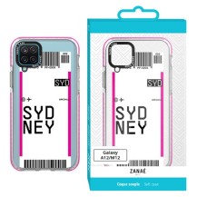Coque billet d'avion pour Galaxy A12/M12