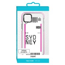 Coque billet d'avion pour Galaxy A12/M12
