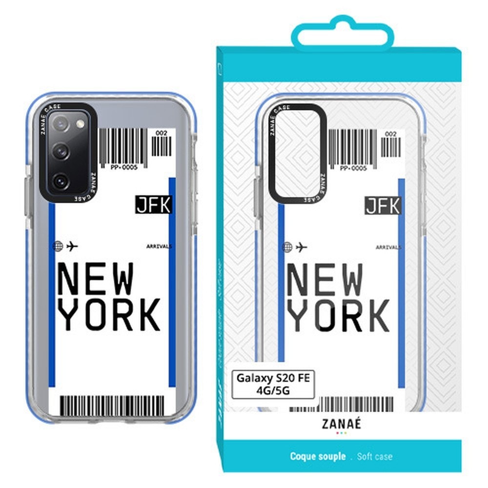 Coque billet d'avion pour Galaxy S20 FE