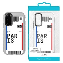 Coque billet d'avion - PARIS pour Galaxy S20