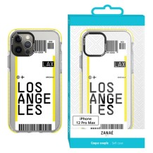 Coque billet d'avion transparente pour iPhone 12 Pro Max