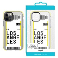 Coque billet d'avion transparente pour iPhone 12 Pro Max