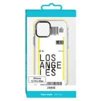Coque billet d'avion transparente pour iPhone 12 Pro Max