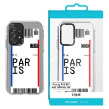 Coque transparente 'billet d'avion' pour Galaxy A52 / A52s 5G