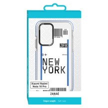 Coque transparente billet d'avion pour Redmi Note 10 Pro