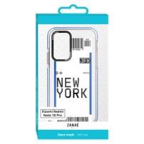 Coque transparente billet d'avion pour Redmi Note 10 Pro