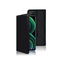 Étui portefeuille Zanae noir pour Realme 8 5G