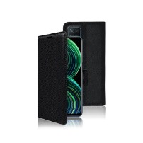 Étui portefeuille Zanae noir pour Realme 8 5G