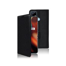 Étui Portefeuille Zanae pour Realme 7i en noir