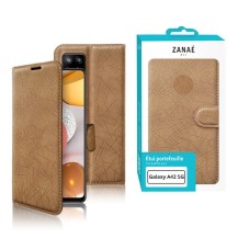 Étui portefeuille Zanaé Yuki sable pour Samsung Galaxy A42 5G
