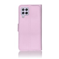 Etui portefeuille rose Zanae pour Samsung Galaxy A22 et M22