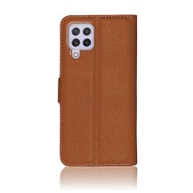 Etui Portefeuille Zanae pour Samsung Galaxy A22 4G et M22 4G couleur marron