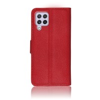 Etui Portefeuille Zanae Rouge pour Samsung Galaxy A22 et M22