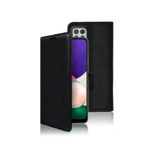 Étui Portefeuille Zanae noir pour Samsung Galaxy A22 5G