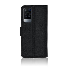 Étui portefeuille Zanae noir pour Vivo X60 Pro