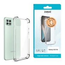 Coque silicone transparente avec coins renforcés pour Galaxy A22 5G