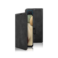 Etui portefeuille Zanae Columbia noir pour Galaxy A12 et M12