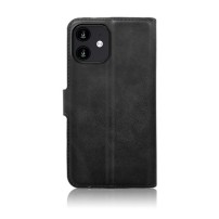 Étui portefeuille noir Zanae Columbia pour iPhone 12/12 Pro