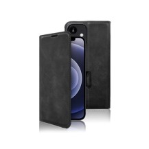 Étui portefeuille noir Zanae Columbia pour iPhone 12/12 Pro