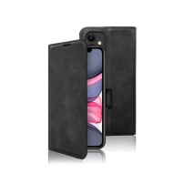 Étui portefeuille noir Zanae Columbia pour iPhone 11