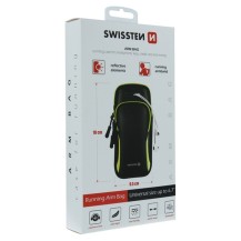 Etui brassard de sport Swissten en noir compatible universel