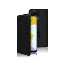 Etui Portefeuille Zanae pour Realme C21 en noir