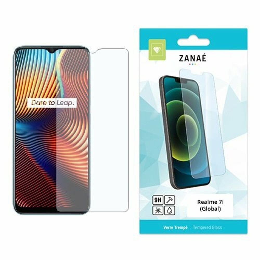 Verre trempé transparent compatible Realme 7i