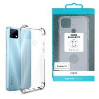 Coque en silicone transparente avec coins renforcés pour Realme 7i