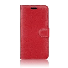 Etui Portefeuille Zanae rouge pour Realme 8 5G avec fonctionnalités pratiques