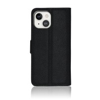 Étui Portefeuille Zanae pour iPhone 13 Noir vue principale