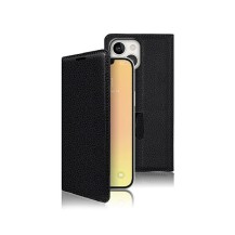 Étui Portefeuille Zanae pour iPhone 13 Noir vue principale